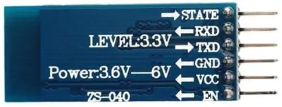 HC-05 pinout diagram