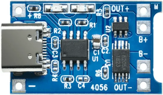 TP4056 pinout diagram